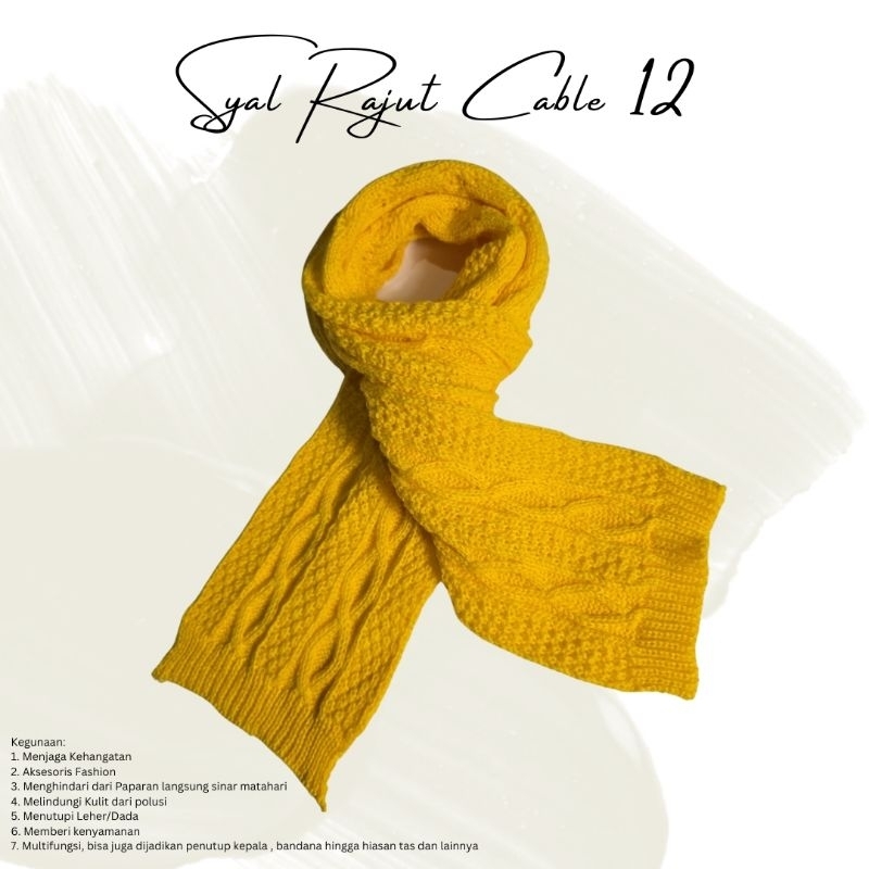 Syal / Bandana / syal leher / syal Rajut /selendang