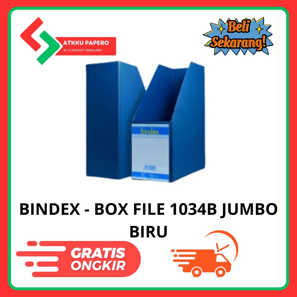 

BINDEX Box File Jumbo 1034B Warna Biru