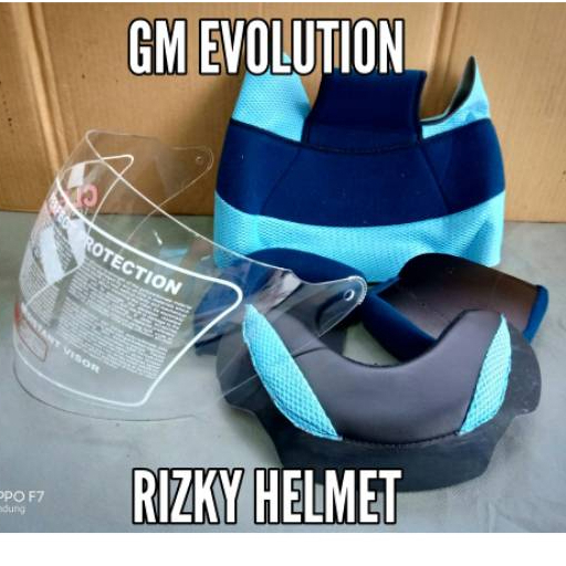 BUSA HELM GM EVOLUTION & KACA HELM GM CLEAR GM EVOLUTION