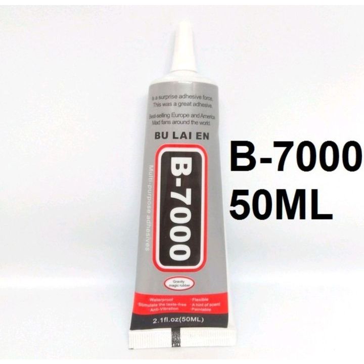 Lem LCD B7000 50ML Bening / Lem Touchscreen B7000 / Lem HP B7000 Lem Casing HP Serbaguna LEM B-7000