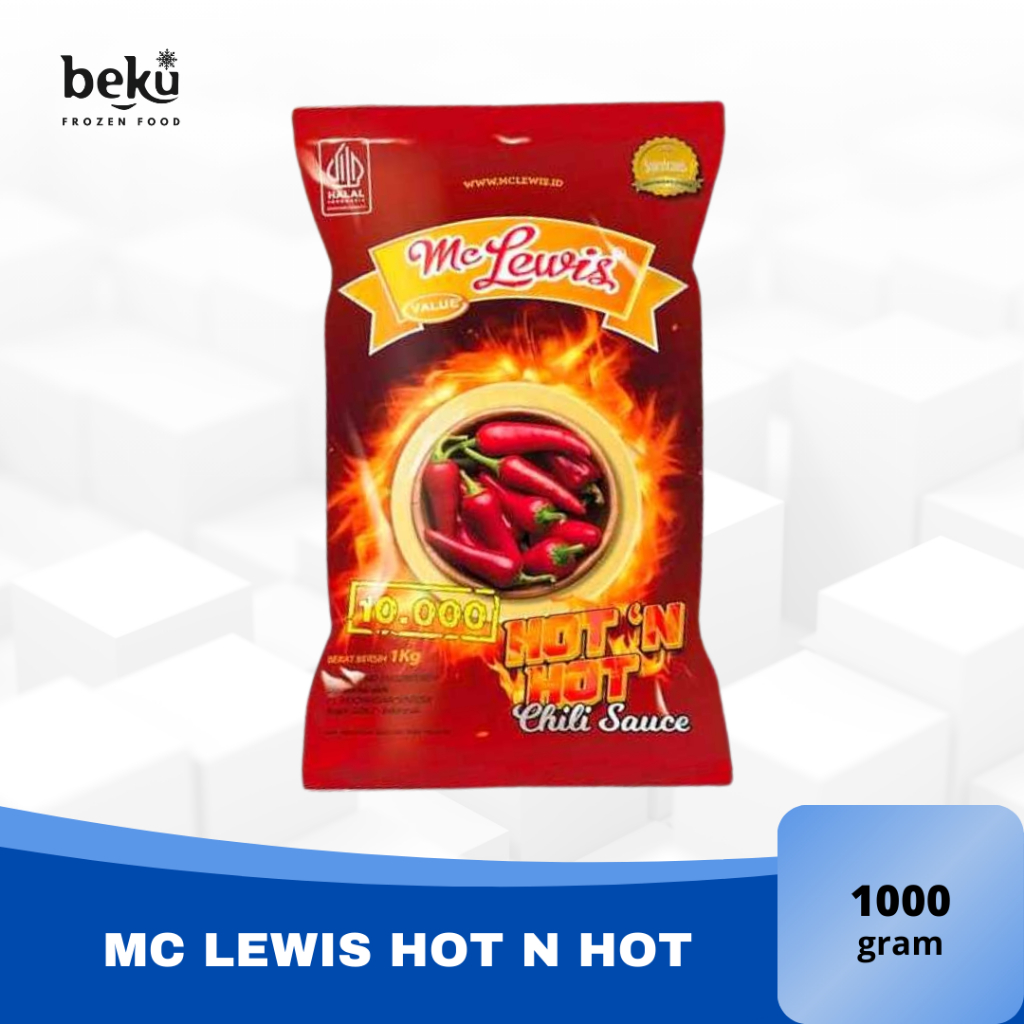 

[SOLO, JATENG] MC LEWIS HOT N HOT SAUCE - MC LEWIS PEDAS (1 Kg)