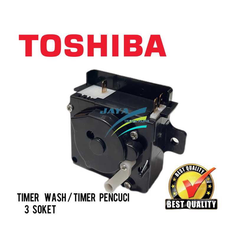 TIMER WASH 3 SOCKET MESIN CUCI TOSHIBA 2 TABUNG / TIMER PENCUCI MESIN CUCI TOSHIBA