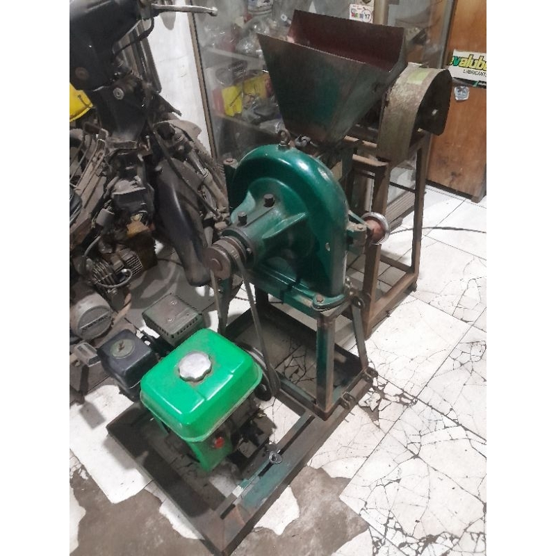 mesin giling tepung honda gx 160 bekas siap pakai