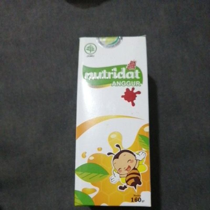 

nutridat madu syrup 160gr rasa anggur