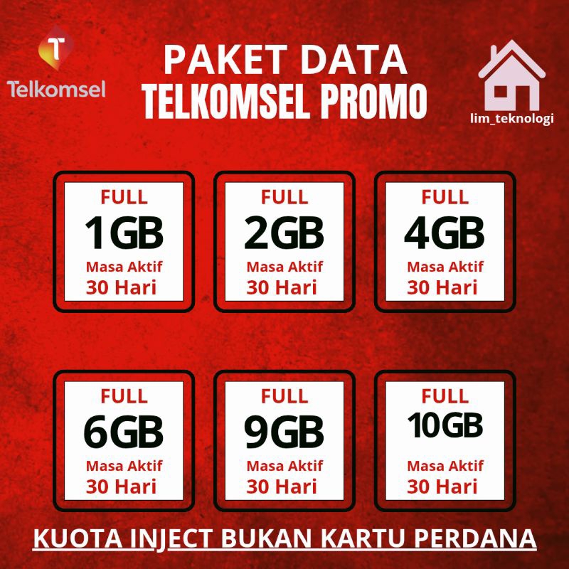 Kuota Telkomsel Full Kuota Utama