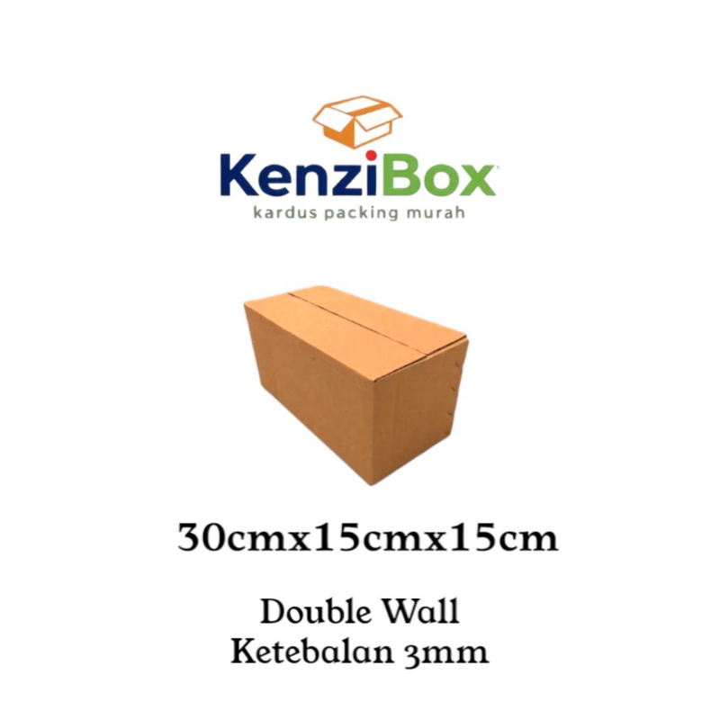 

kardus karton box uk. 30x15x15 Cm Double Wall