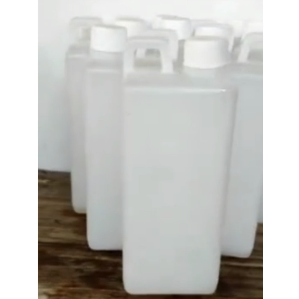 Jerigen 1 Liter HDPE Putih Bekas Minyak