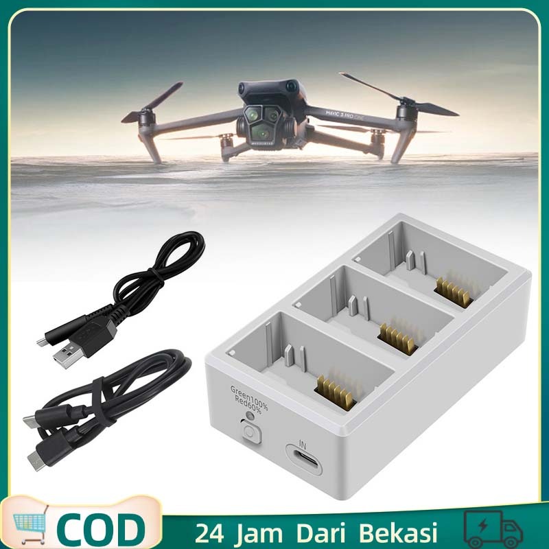Charger Baterai Drone Dji Mini 3/3pro/mini 4pro Charger Baterai Drone Drone Battery Charger Baterai 