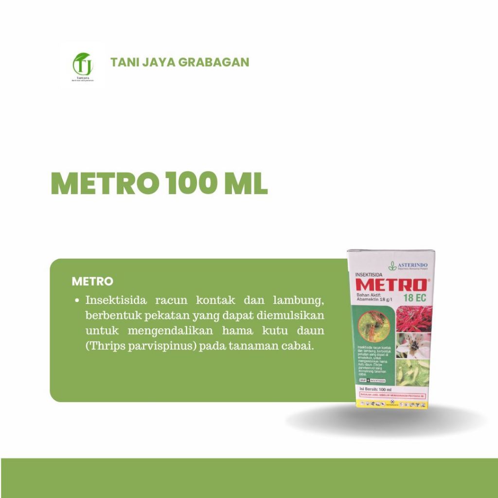 INSEKTISIDA METRO 18EC 100ML