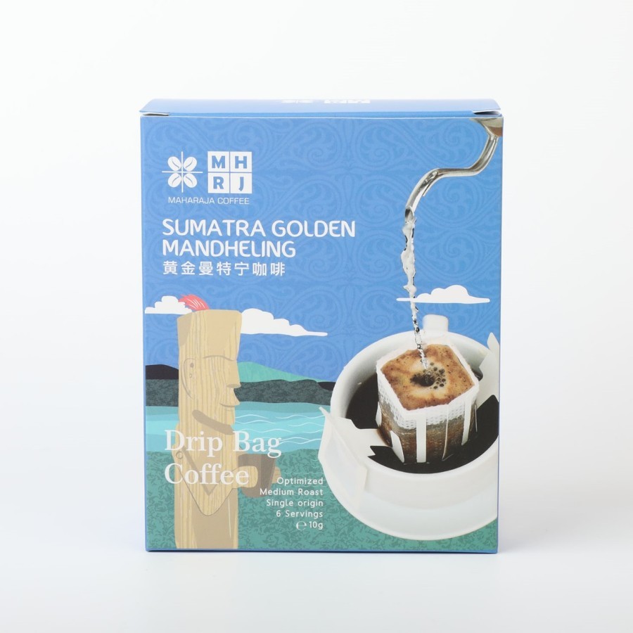 

Maharaja Drip Bag Coffee Sumatra MANDHELING Arabika kopi dalam filter tanpas Ampas - 6 pack