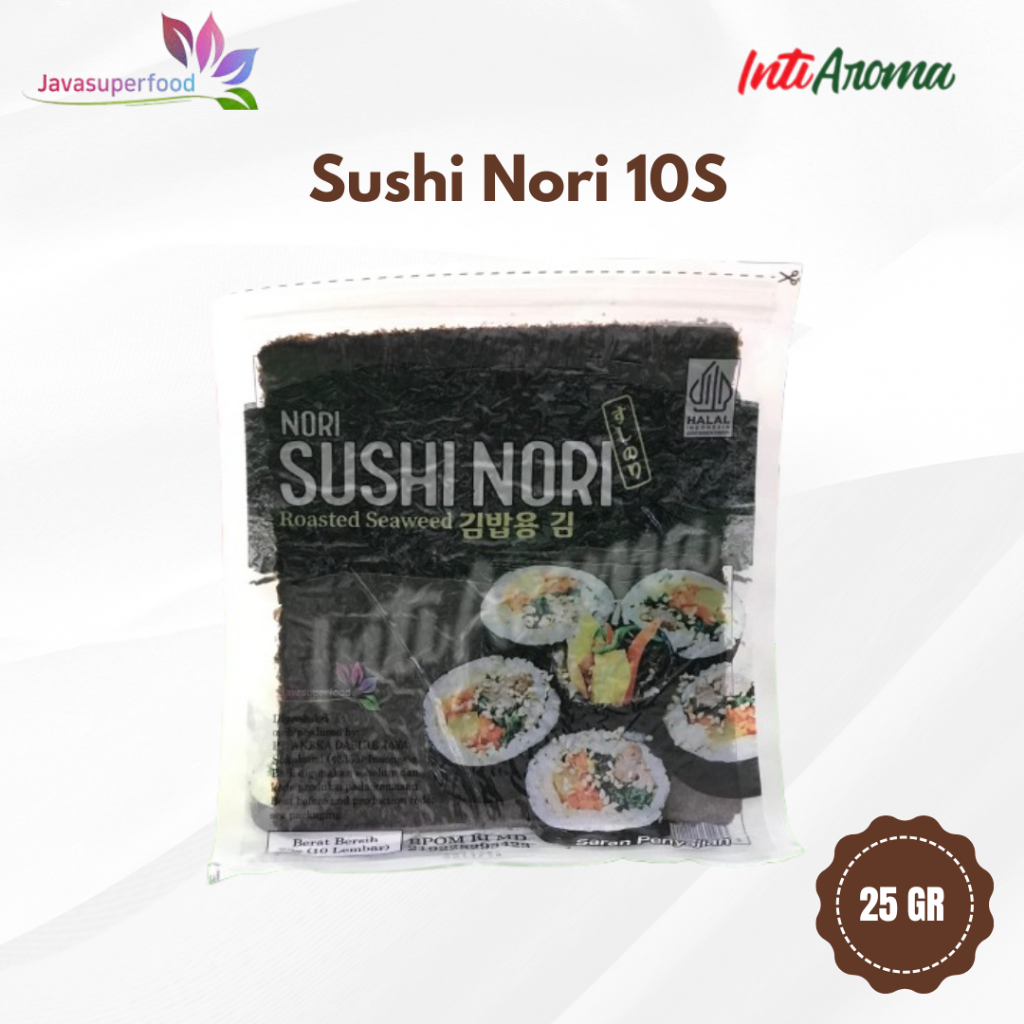 

Javasuperfood sushi nori gold 10 lembar
