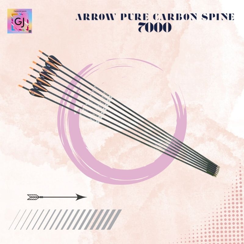 XXX-PRO PURE CARBON 700 - Arrow XXX Pro Pure Carbon Spine 700 - Full Carbon Olahraga