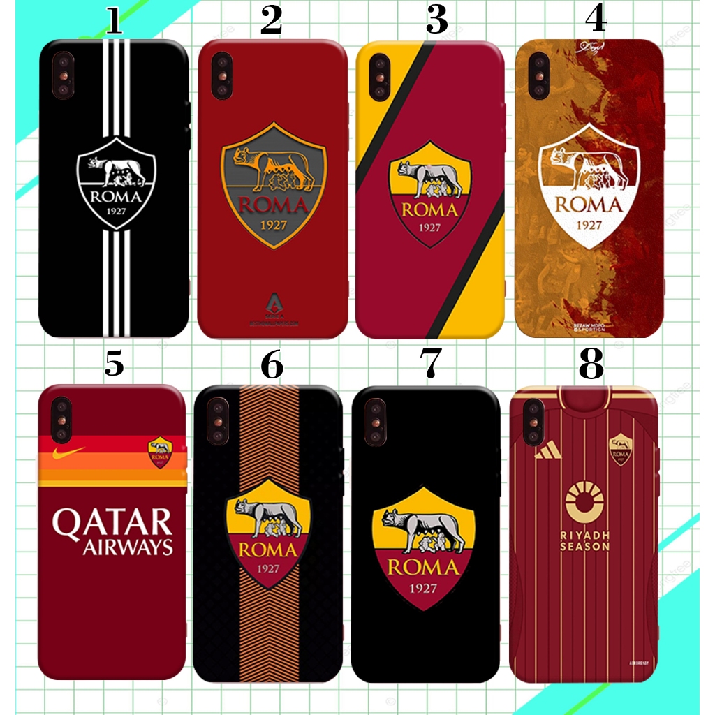 Fashion Case SOFTCASE SILIKON PROCAMERA Club Bola AS ROMA Ready For All Type hp