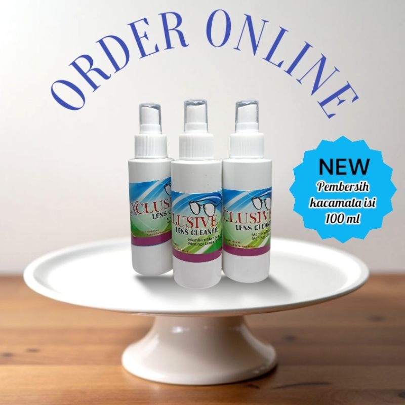 Cairan Pembersih Kacamata isi 100ml - Lens cleaner Pembersih Kacamata Anti Embun