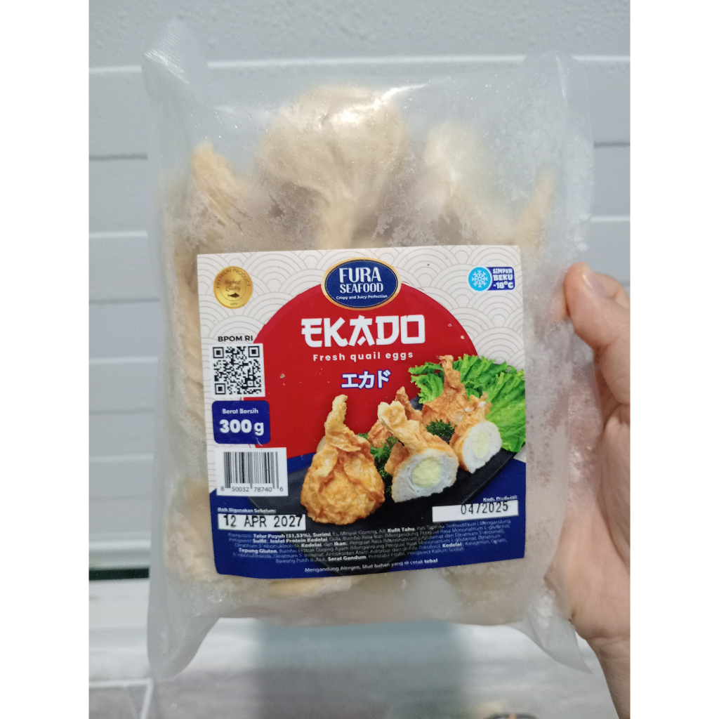 

Fura seafood ekado 300g isi 10pcs frozen