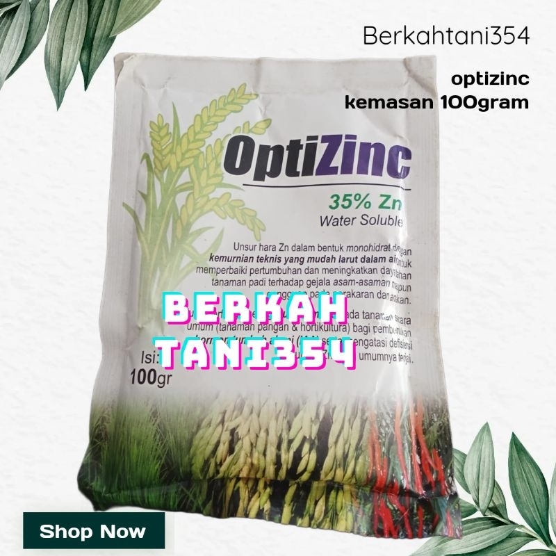 Pupuk optizinc kemasan 100gram opti zinc pupuk optizink 100gram