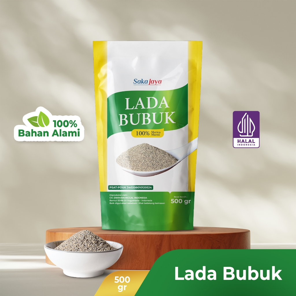 

Lada Bubuk Murni Kemasan 500 gr 100% Original