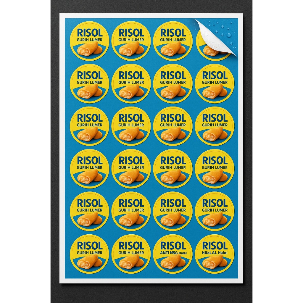 

STIKER BONTAK A3 + LAMINASI GLOSSY/DOFF + KISS CUTTING/DIE CUTTING