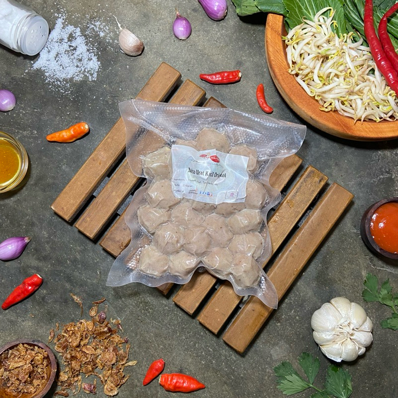 

Bakso Urat Sapi Kecil Original 250gram