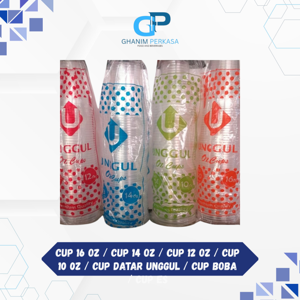 CUP 16 OZ / CUP 14 OZ / CUP 12 OZ / CUP 10 0Z / CUP DATAR UNGGUL / CUP BOBA / CUP ES