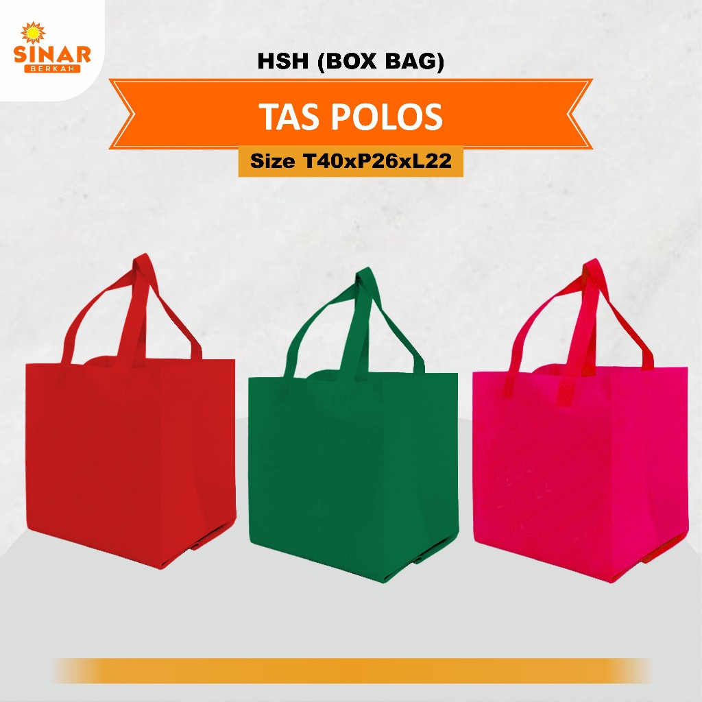 

[BISA INSTAN ] TAS HAJATAN SPUNBOND |Tas Aqiqah |Tas Nasi Box 22x22 |Tas Kain Spunbond Kotak Nasi| Tas Berkat Hajatan Polos Uk 40x26x22