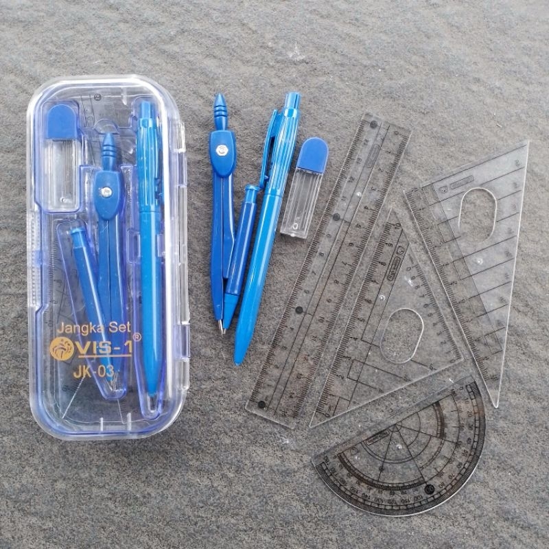 

Jangka Math Set VIS-1 JK-03 Set 7 Pcs ( Set ) [ Original ]