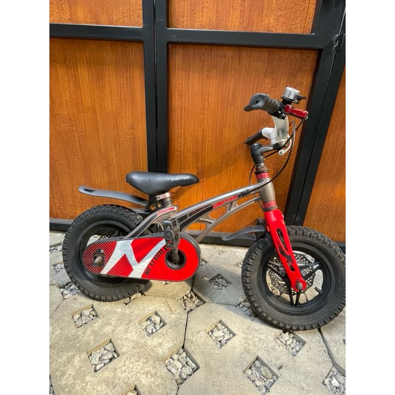 sepeda anak united 12 inch second