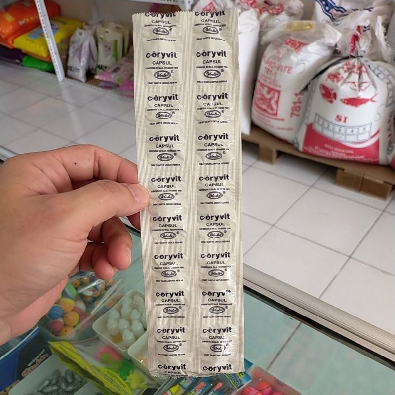 Coryvit kapsul untuk pilek unggas