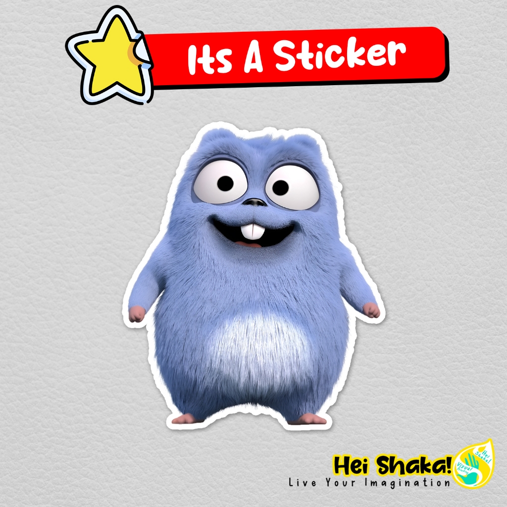 

Stiker Grizzy and the Lemmings Lemming Sticker Kartun Vinyl Anti Air