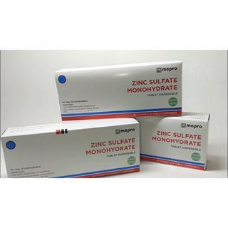 Zinc Sulfate Monohydrate Mepro 20 Mg Box isi 100