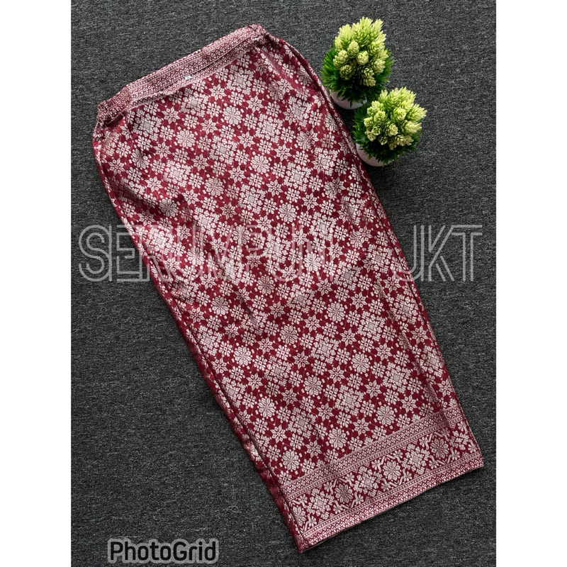 ROK SONGKET SPAN / ROK SONGKET SPAN JADI /ROK SONGKET MOTIF PALEMBANG/ BAWAHAN KEBAYA MODERN/ ROK WI