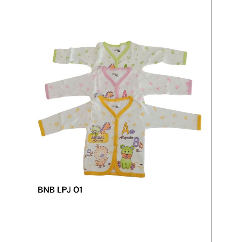 Baju Bayi Baru Lahir Lengan panjang Atasan Piama Bayi Newborn Baju Tidur Bayi Baju bayi newborn fluf