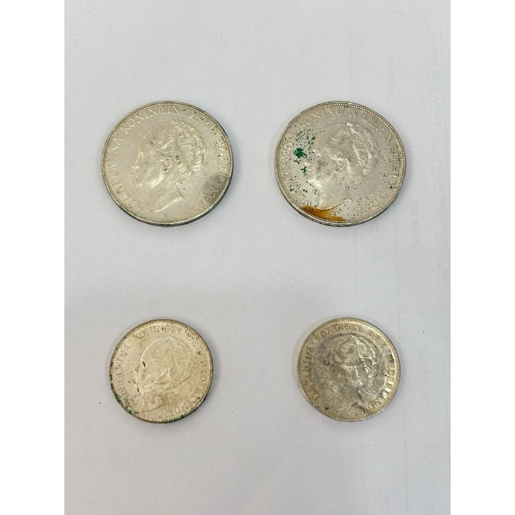 Koin Perak Batangan Logam Mulia Kuno Antik Asli Belanda Koleksi Kadar 70% Sampai 75%