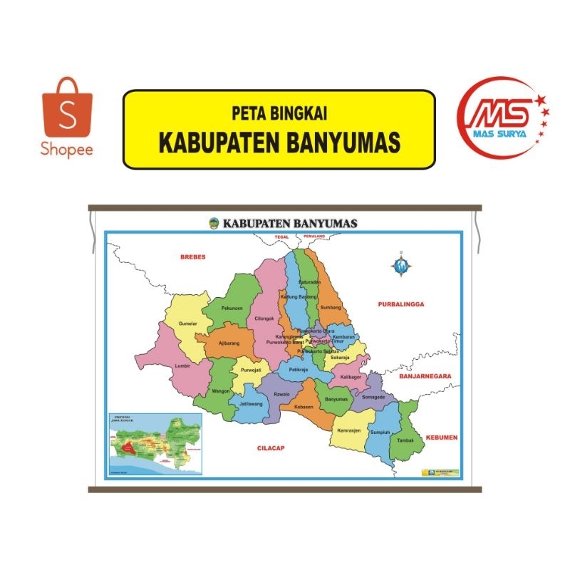 

Peta Bingkai Kabupaten Banyumas Kecil