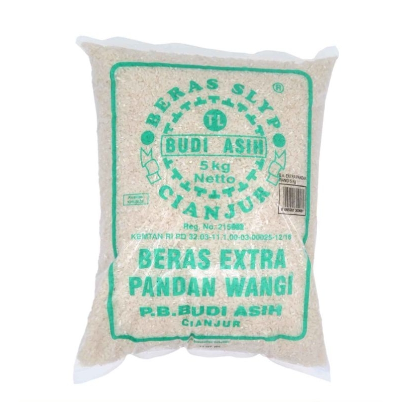 

Budi Asih Beras Extra Pandan Wangi Cianjur 5kg
