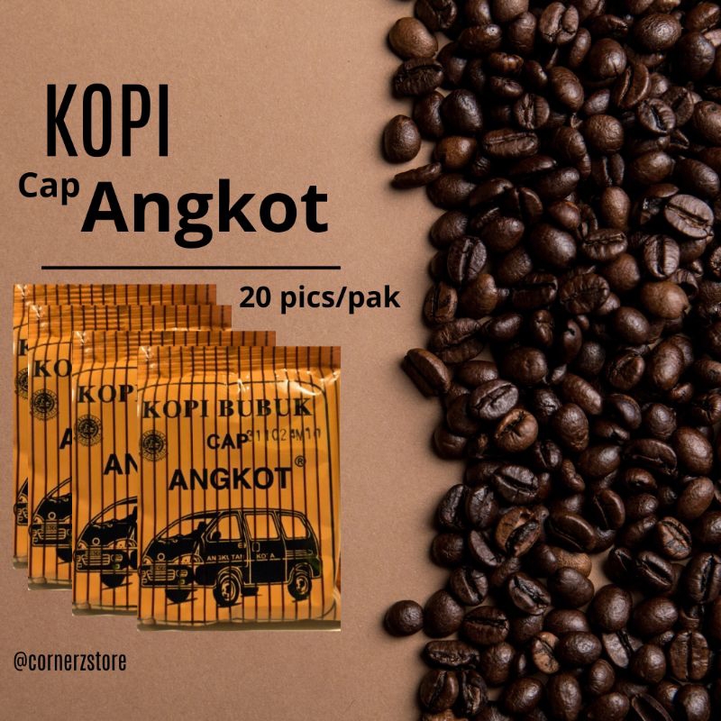 

KOPI cap ANGKOT 20pcs/pack