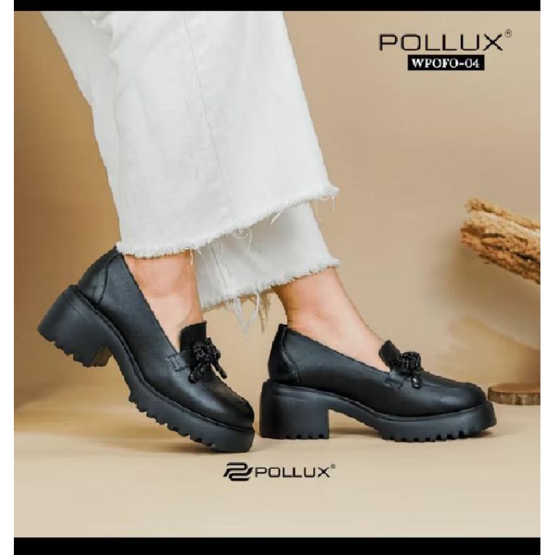 SEPATU SEMI BOOTS POLLUX JINJU WPOFO04 SEPATU WANITA CHUNGKY