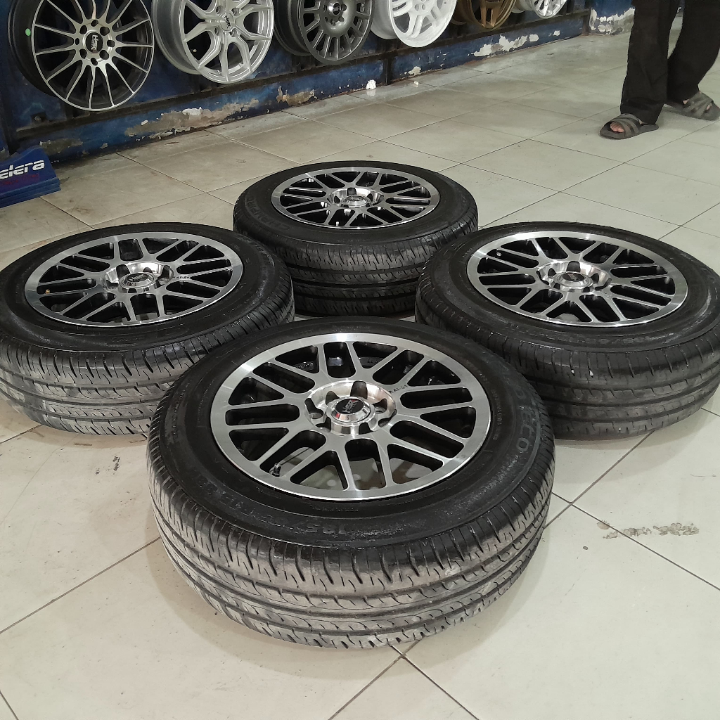 velg mobil ring 15 second cocok jazz,brio,xenia,nissan march baleno cery sigra agya