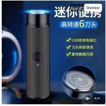 Alat Cukur Jenggot Elektrik Mini Portable - Alat Cukur Kumis / Jenggot