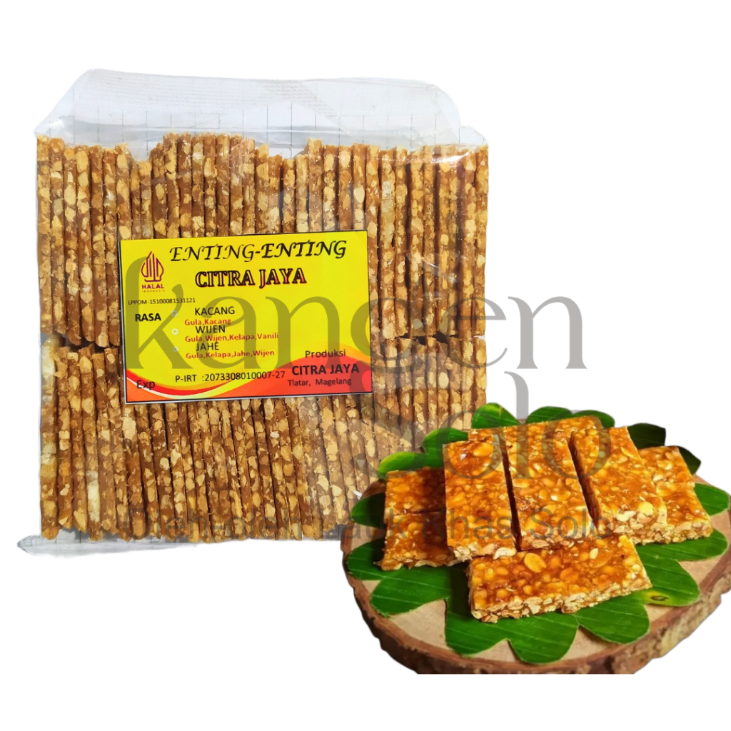 Enting Enting Kacang Citra Jaya Jajanan Jadul Oleh Oleh Khas Solo Manis Legit dan Gurih