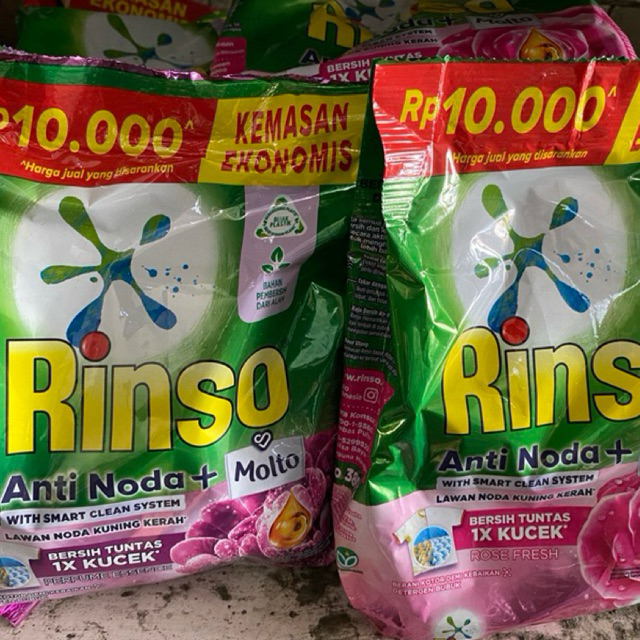 Rinso Detergen bubuk kemasan ekonomis | Rinso bubuk Molto | Rinso Molto