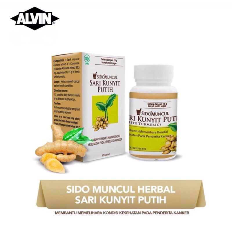 

SIDOMUNCUL SARI KUNYIT PUTIH 30capsul