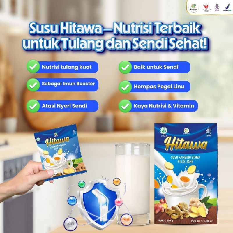 

HITAWA susu kambing etawa plus jahe merah dapat 2 box