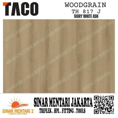 TACO HPL WOODGRAIN TH 817 J Ivory White Ash