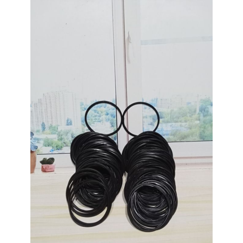 gelang karet hitam sil 144 pcs