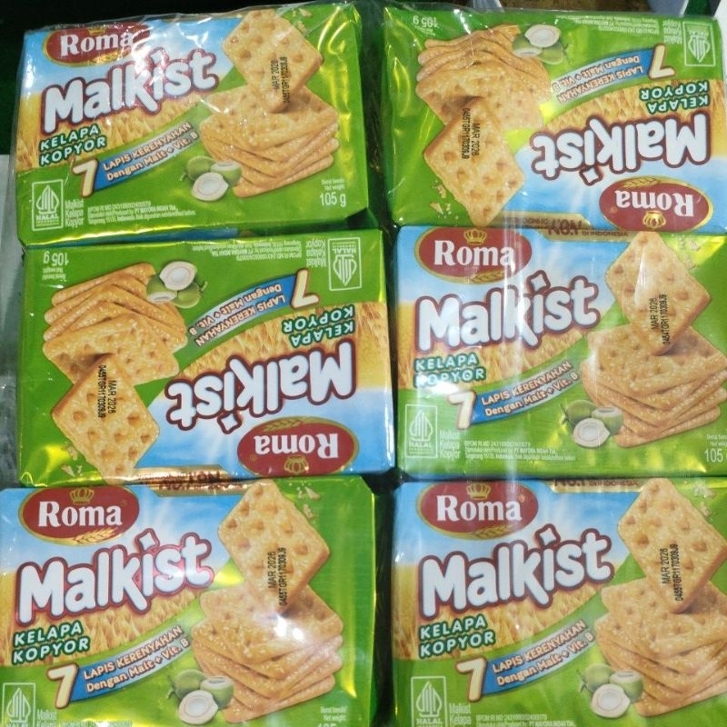 

Roma Malkist Kelapa Kopyor 105 gr ED Mei 26