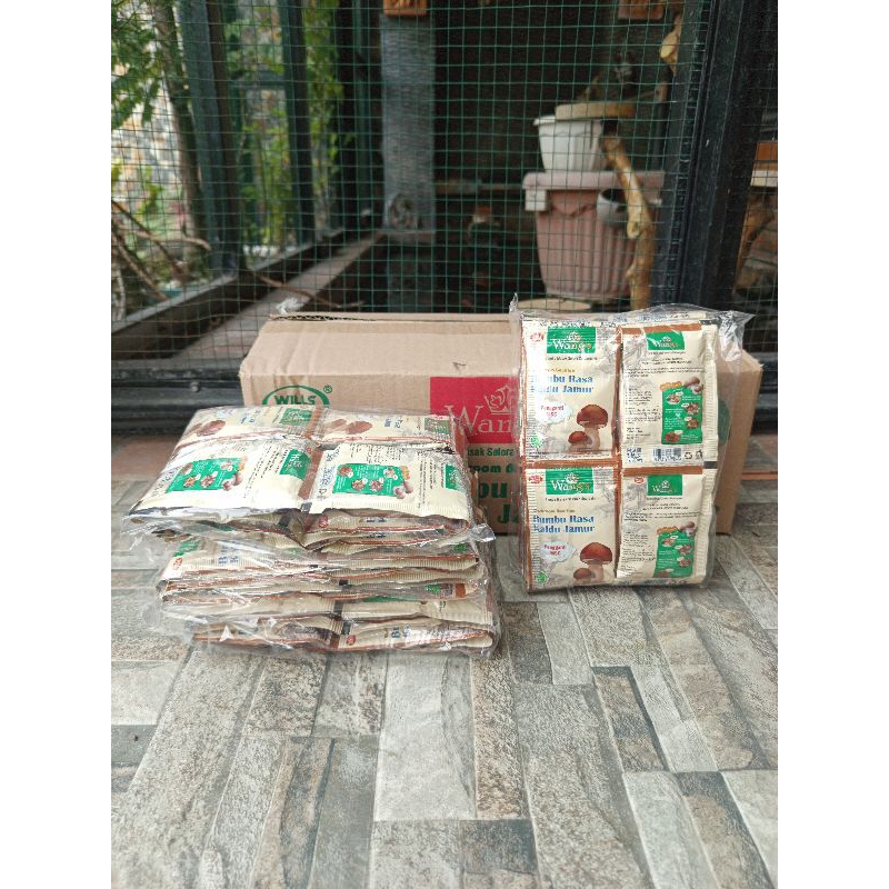 

Wang's Bumbu Rasa Kaldu Jamur 6g 1 Bag 12 Sachet