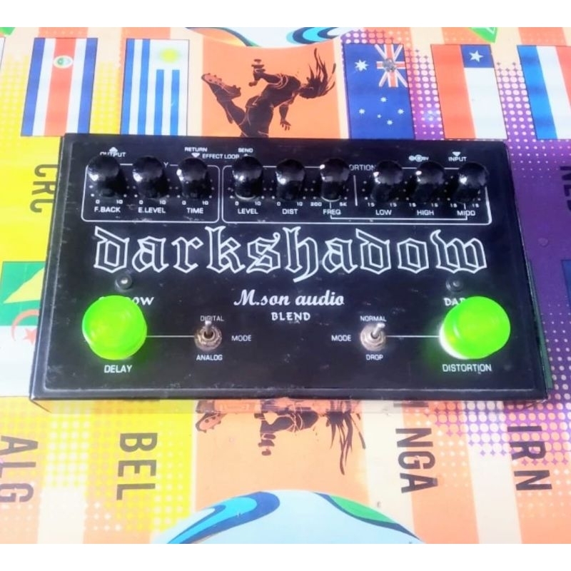 M audio delay dan distorsi