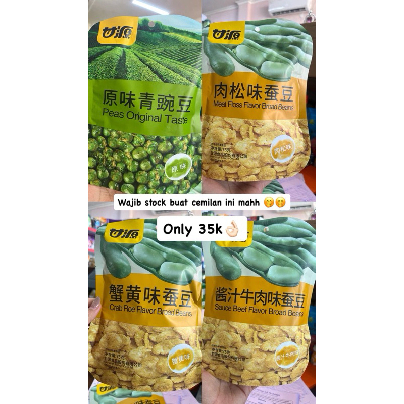 

Open PO Snack Kacang Beans (Ready 25 Juni 2025)