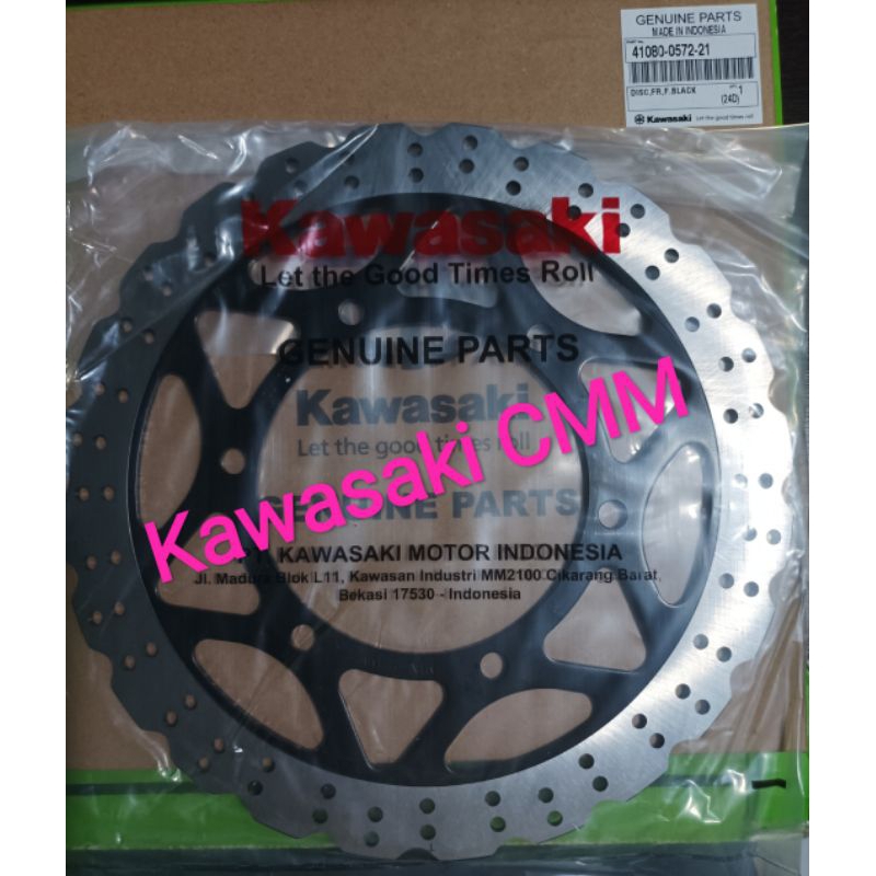 Piringan cakram depan ninja RR New. Original kawasaki.